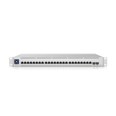 Ubiquiti USW-EnterpriseXG-24 10GbE Managed Switch 24-Port SFP28 Ubiquiti USW-EnterpriseXG-24 10GbE Managed Switch 24-Port SFP28